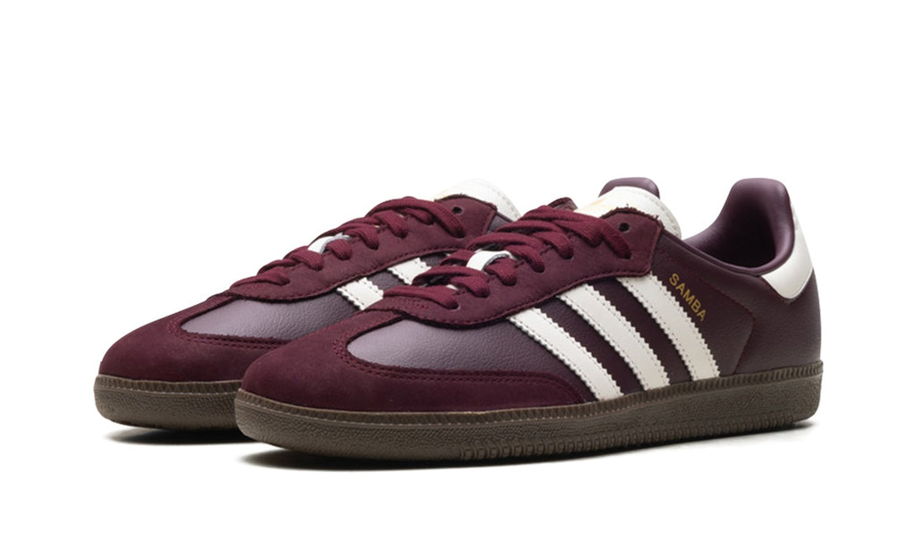 adidas Samba Sneakers – Burgundy, Off-White & Dark Gum