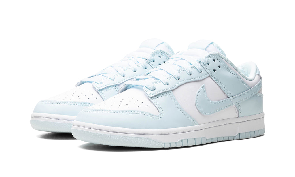 Nike Dunk Low Sneakers - White & Pale Blue