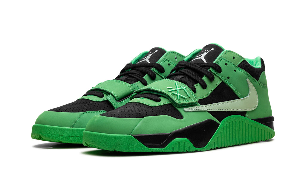 Travis Scott x Jordan Jumpman Jack Sneakers - Green, Black & Pale Green