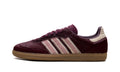 adidas Samba OG Sneakers - Burgundy & Dusty Pink with Gum Sole