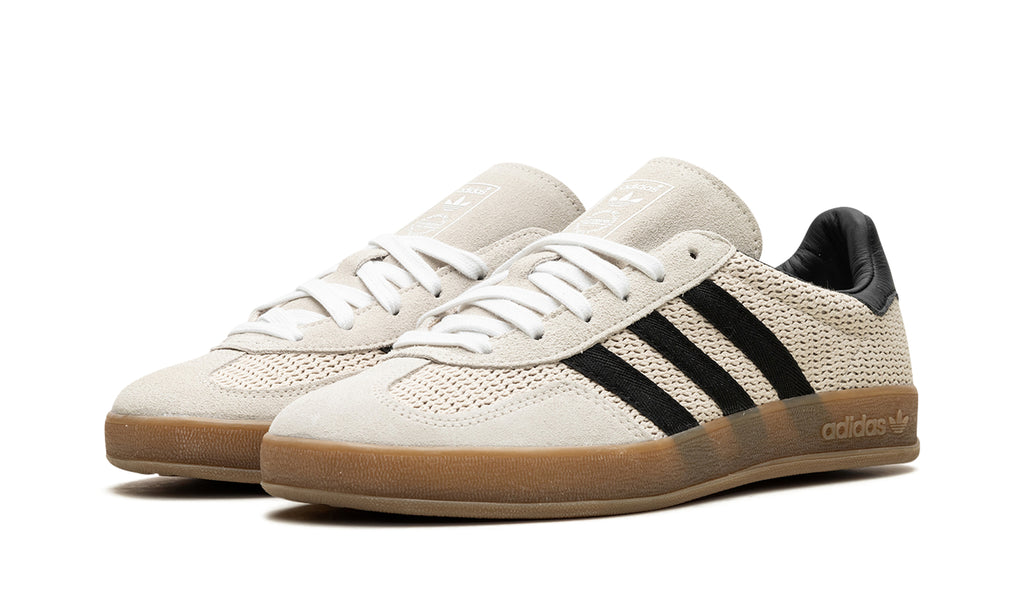adidas Gazelle Indoor Sneakers – Cream, Black & Gum