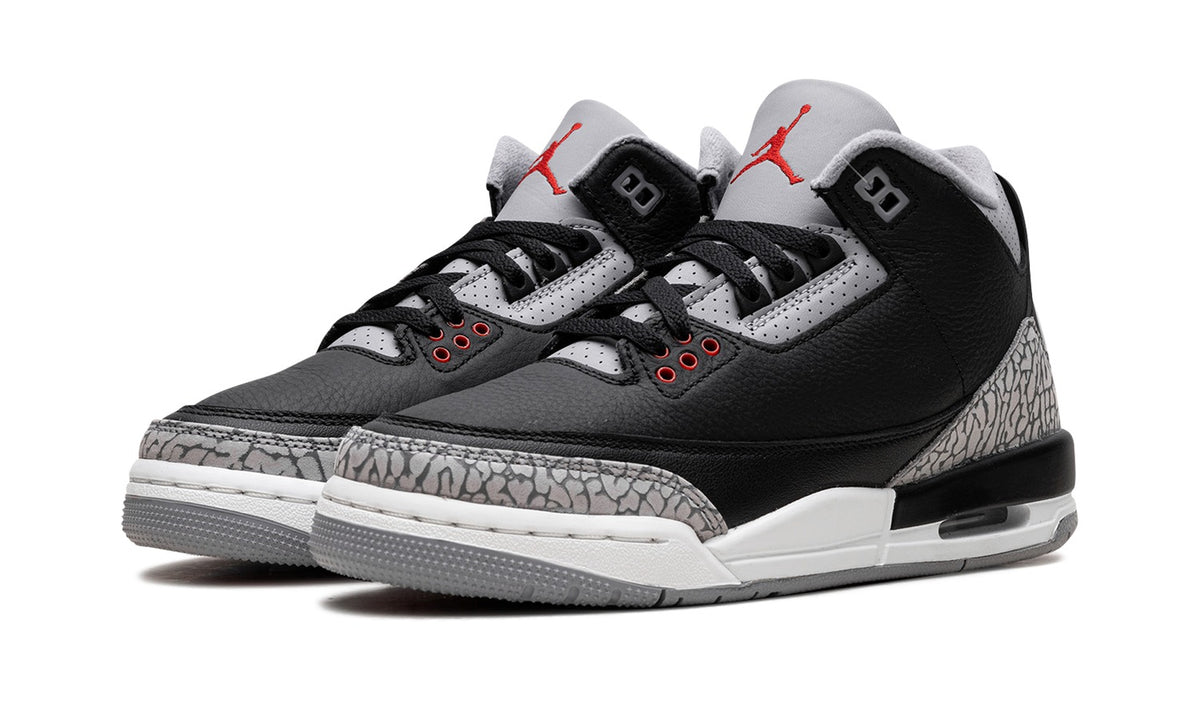 Air Jordan 3 Sneakers – Black Cement