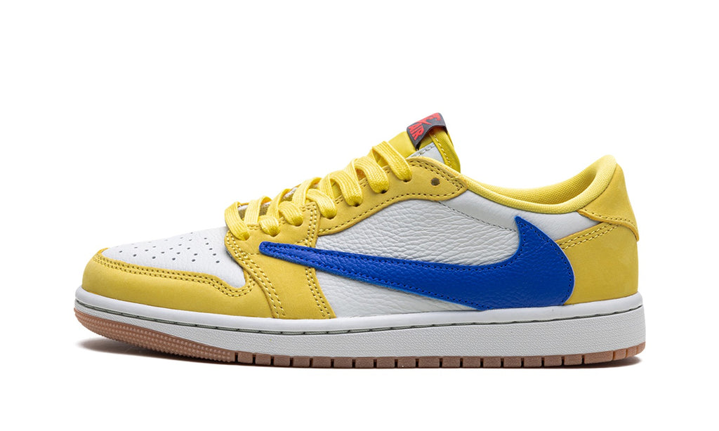 Air Jordan 1 Low Sneakers – Yellow, White & Blue