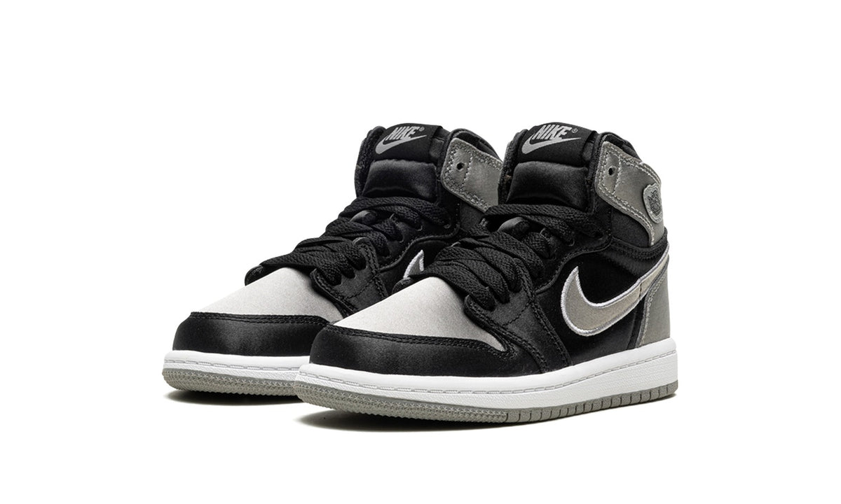 Air Jordan 1 High-Top Sneakers – Black, Gray & White