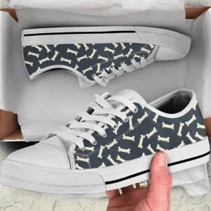 Bones Canvas Low Top Shoes, Low Top Sneaker, Low Top Canvas Shoes