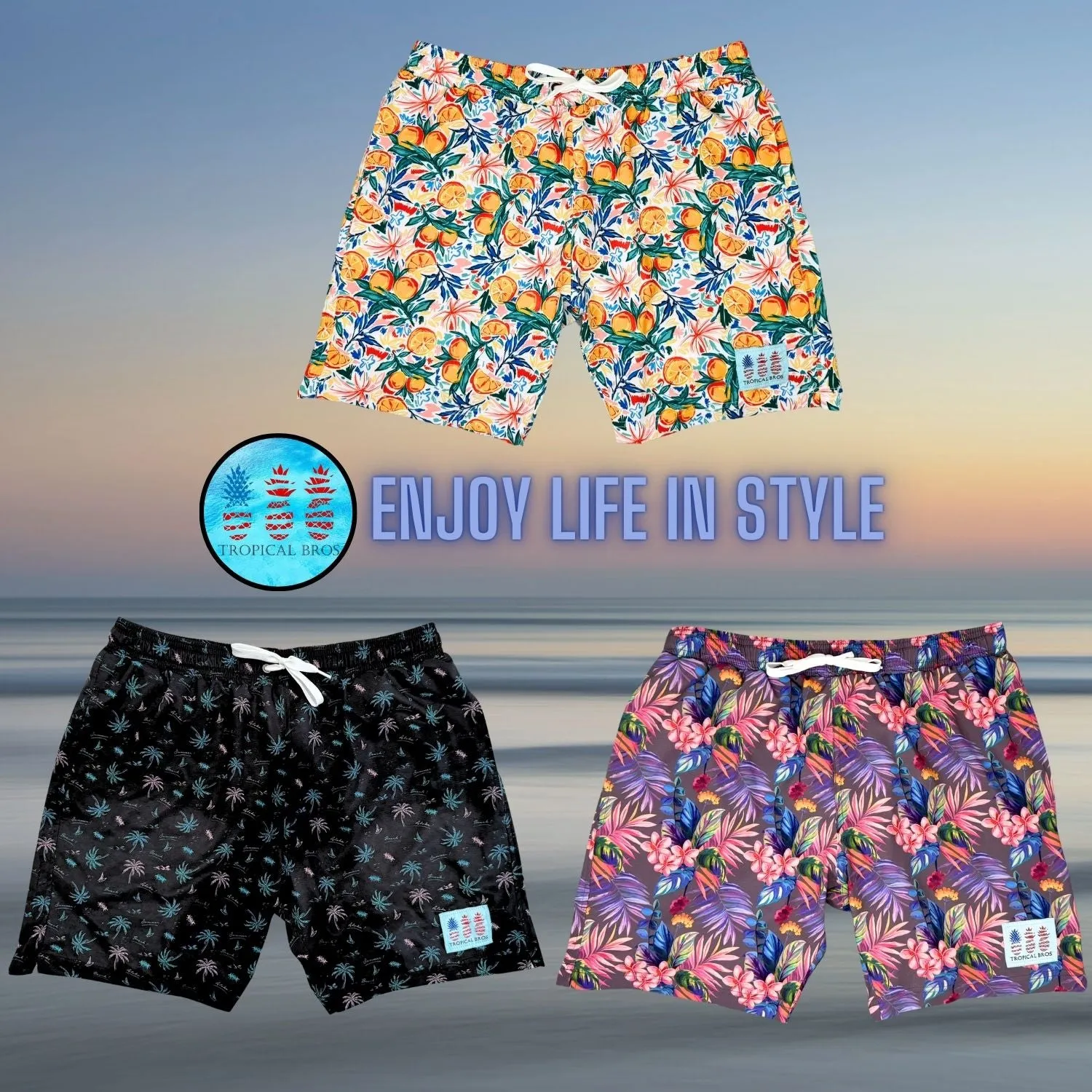 Club Tropical Swimsuit Shorts