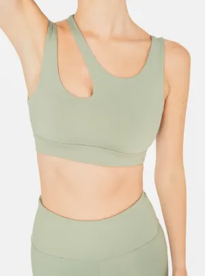 Cut Out Bra - Dusty Sage