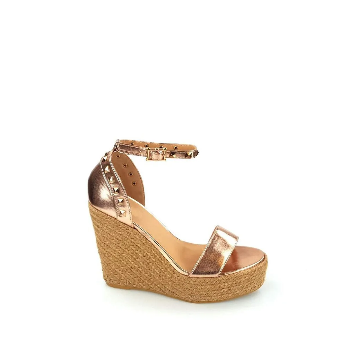 Dona Studded Wedge Sandal