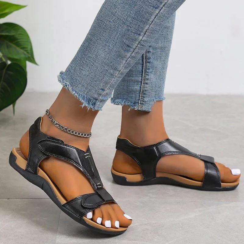 Edema Shoes - Women's Velcro Strap Sandals for Swollen Feet