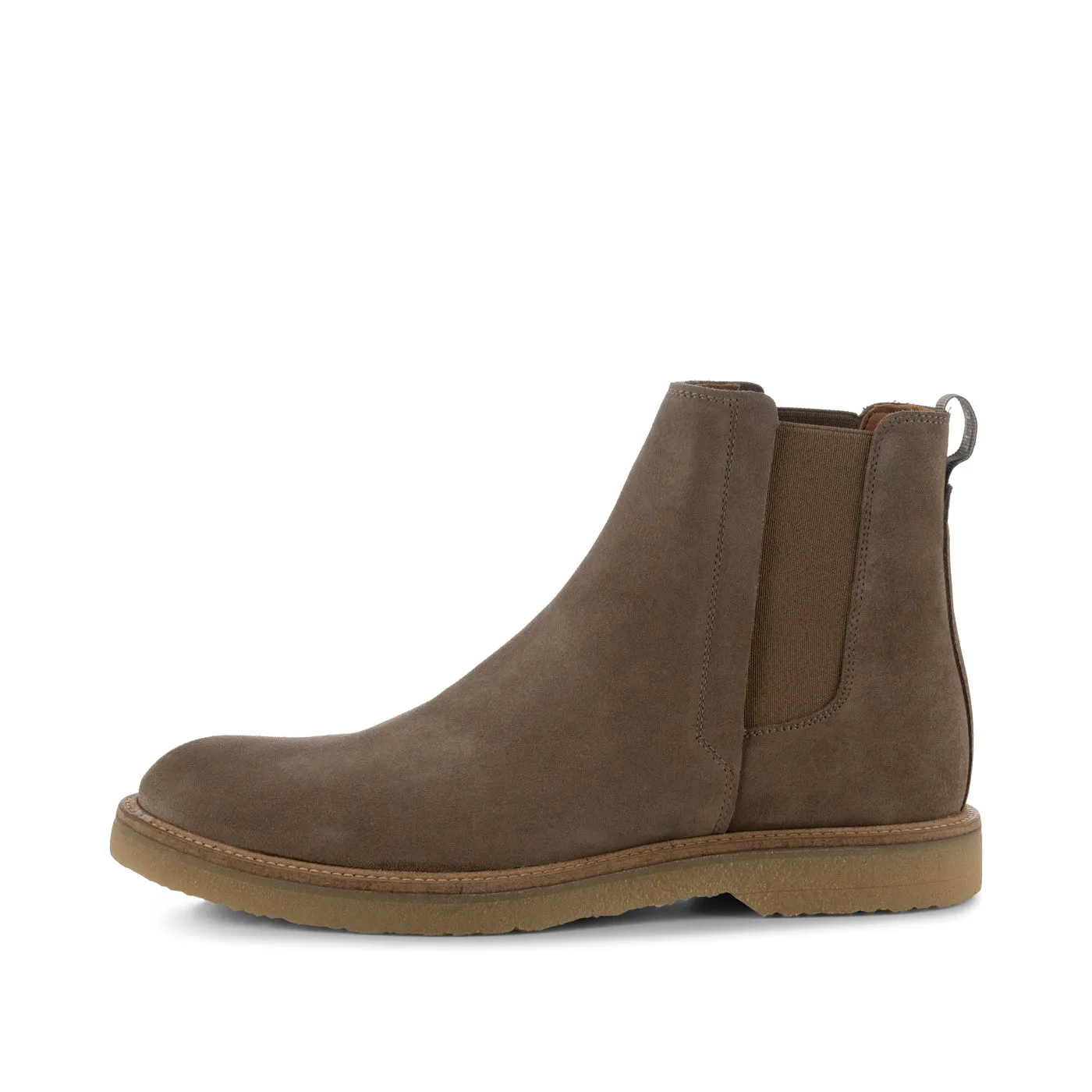 Kip chelsea boot suede - TAUPE