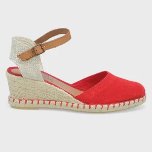 Miz Mooz Malena Cherry Espadrille Wedge Sandal