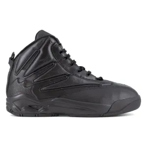 Reebok Mens The Blast Black Leather Work Shoes