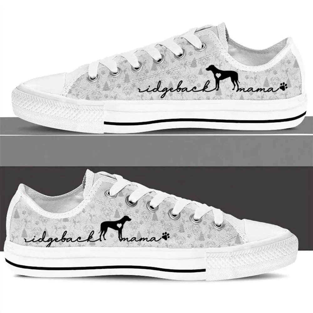 Rhodesian Ridgeback Low Top Shoes - Dog Walking Shoes Men Women, Dog Printed Shoes, Canvas Shoes For Men, Women