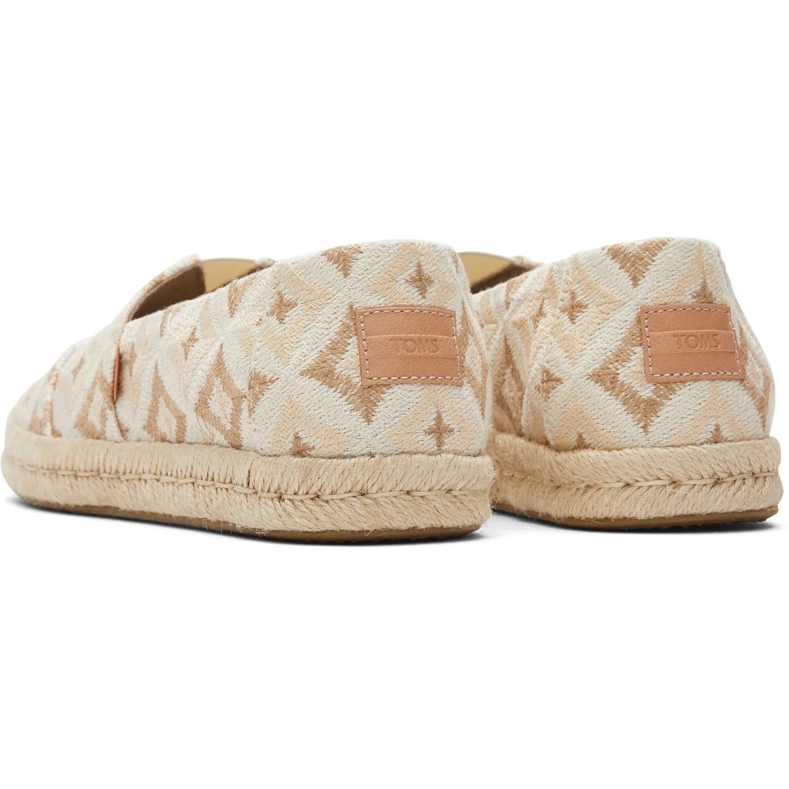 TOMS Alpargata Rope 2.0 Polyester Women's Natural Geo Espadrilles